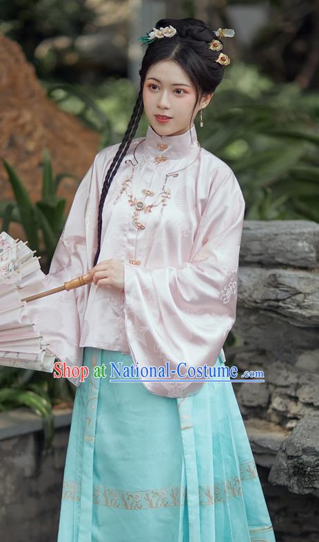 China Ancient Royal Princess Costumes Traditional Ming Dynasty Noble Female Apparels Patrician Clothing