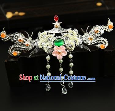 Chinese Classical Dance Hair Accessories Ancient Princess Tassel Hairpins Hair Crown for Women