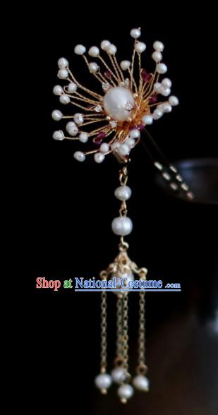 Chinese Handmade Tang Dynasty Princess Tassel Hairpins Ancient Hanfu Hair Accessories for Women