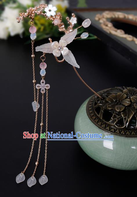 Traditional Chinese Hanfu Tassel Hairpin Handmade Ancient Princess Hair Accessories for Women