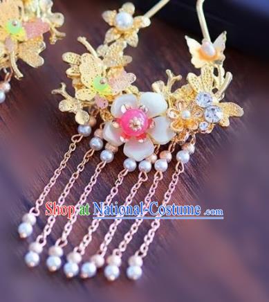 Traditional Chinese Hanfu Hairpins Handmade Ancient Princess Hair Accessories for Women