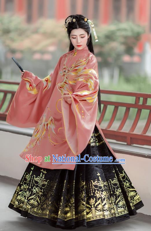 Chinese Traditional Ming Dynasty Nobility Lady Hanfu Dress Ancient Royal Infanta Costumes for Women