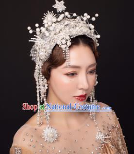 Traditional Chinese Stage Show Hair Clasp Headdress Handmade Catwalks Hair Accessories for Women