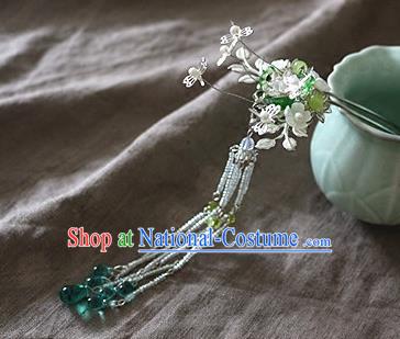 Traditional Chinese Palace Tassel Hairpin Headdress Ancient Court Hair Accessories for Women