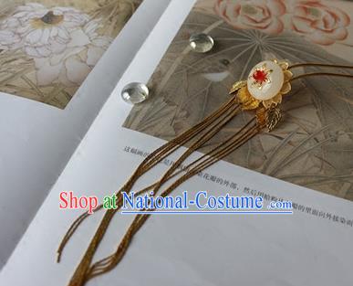 Traditional Chinese Bride Tassel Hairpin Headdress Ancient Court Hair Accessories for Women