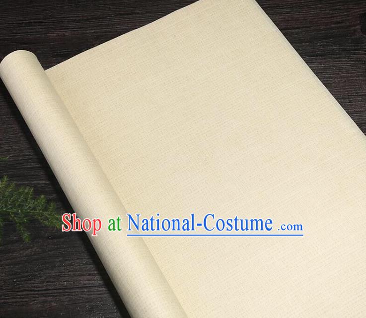 Traditional Chinese Calligraphy Beige Art Paper Handmade The Four Treasures of Study Writing Xuan Paper