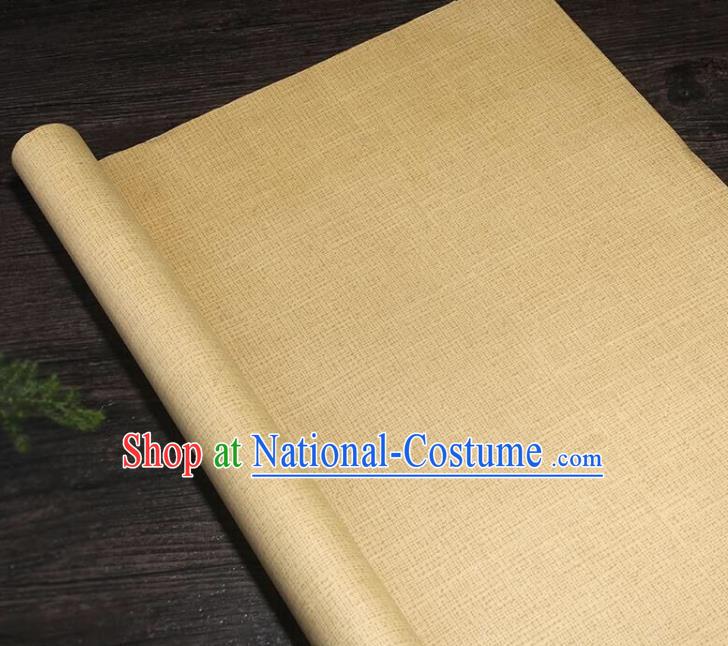 Traditional Chinese Calligraphy Light Brown Art Paper Handmade The Four Treasures of Study Writing Xuan Paper