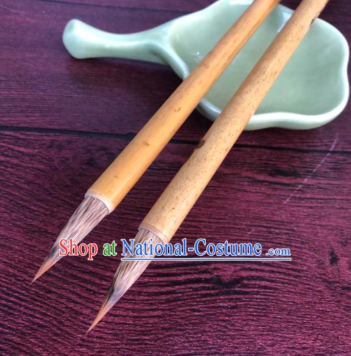 Traditional Chinese Calligraphy Water Badger Hair Brush Handmade The Four Treasures of Study Writing Brush Pen