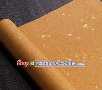 Traditional Chinese Cloud Pattern Brown Calligraphy Paper Handmade The Four Treasures of Study Writing Batik Art Paper