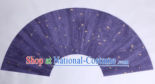 Traditional Chinese Purple Sector Paper Handmade The Four Treasures of Study Writing Fan Art Paper