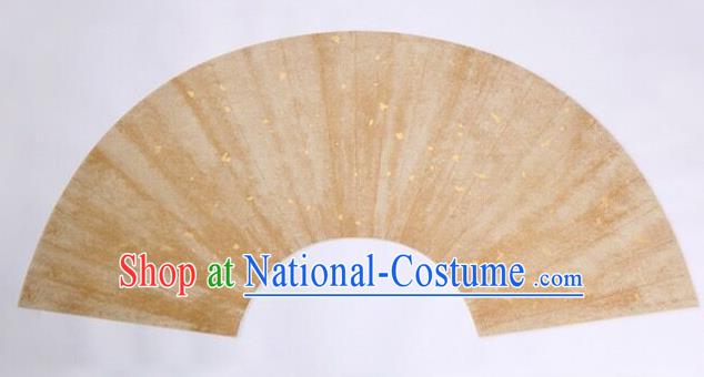 Traditional Chinese Beige Sector Paper Handmade The Four Treasures of Study Writing Fan Art Paper