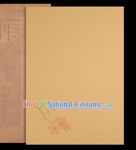 Traditional Chinese Ginger Poem Paper Handmade The Four Treasures of Study Writing Art Paper