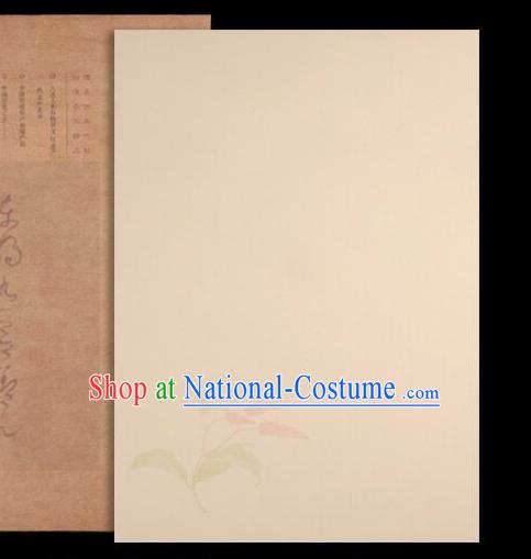 Traditional Chinese Flaxen Poem Paper Handmade The Four Treasures of Study Writing Art Paper