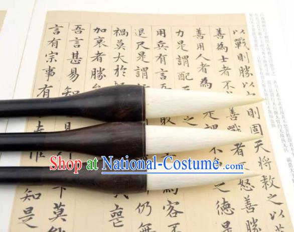 Traditional Chinese Calligraphy Bamboo Goat Brush Handmade The Four Treasures of Study Writing Brush Pen