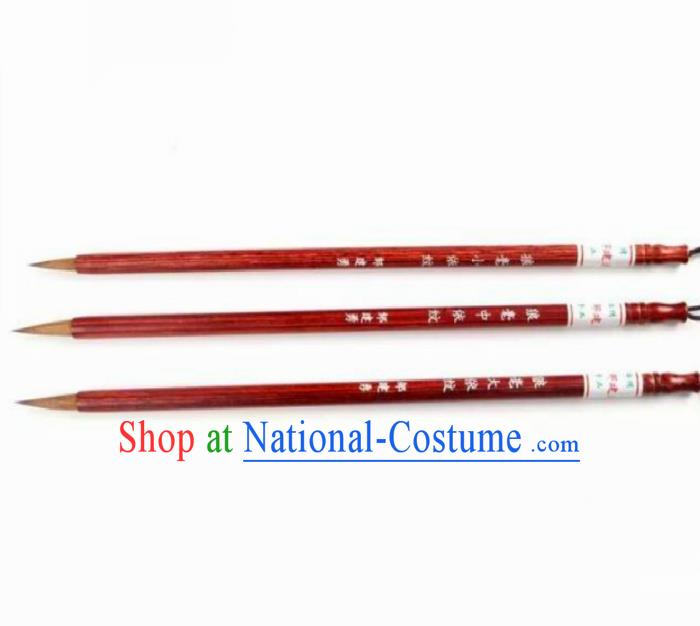 Traditional Chinese Calligraphy Liner Dye Brush Handmade The Four Treasures of Study Writing Brush Pen