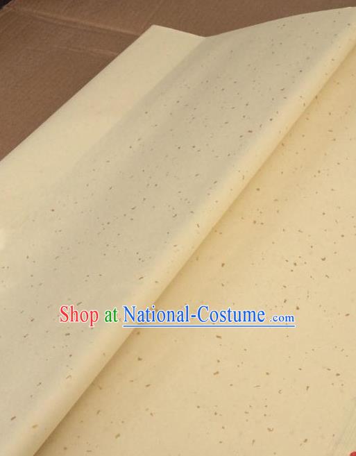 Chinese Traditional Calligraphy Light Yellow Xuan Paper Handmade The Four Treasures of Study Writing Art Paper