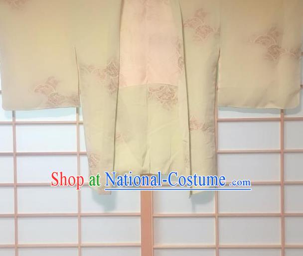 Japanese Traditional Pattern Light Green Silk Haori Jacket Japan Kimono Overcoat Costume for Men