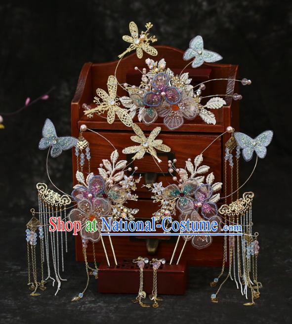 Chinese Traditional Wedding Hair Comb and Hairpins Hair Accessories for Women