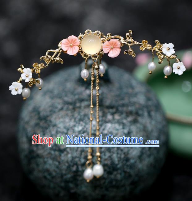 Chinese Traditional Hanfu Tassel Hairpins Ancient Hair Accessories for Women