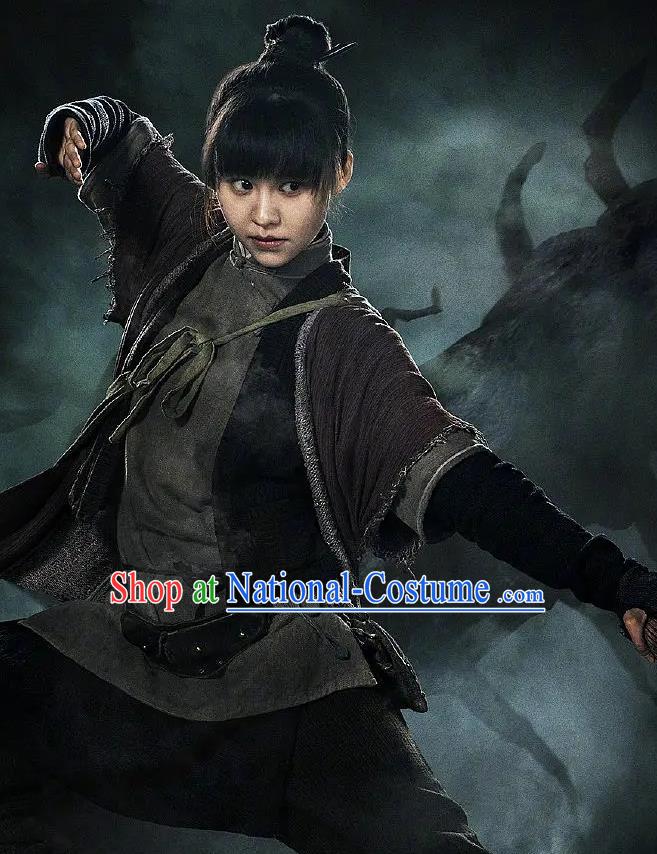 Chinese Drama Candle in The Tomb The Wrath of Time Grave Robber Hua Ling Costume and Headpiece for Women