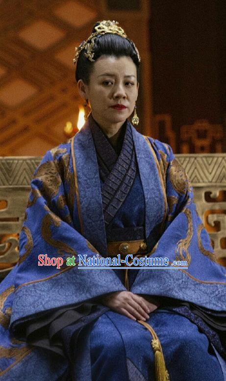 Chinese Drama Guardians of The Ancient Oath Queen Mother Costume and Headpiece for Women