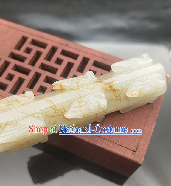 Chinese Handmade Jade Accessories Handgrip Craft Jade Jewelry Carving Jade Pendant