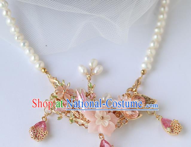 Chinese Ancient Hanfu Crystal Hair Clasp Hair Accessories Women Headwear