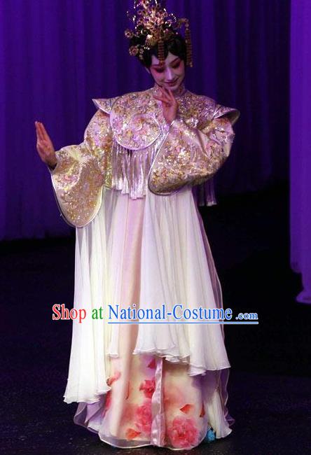 Chinese Kun Opera The Fragrant Companion Hua Tan Apparels Costumes Peking Opera Diva Young Lady Dress Garment and Headdress