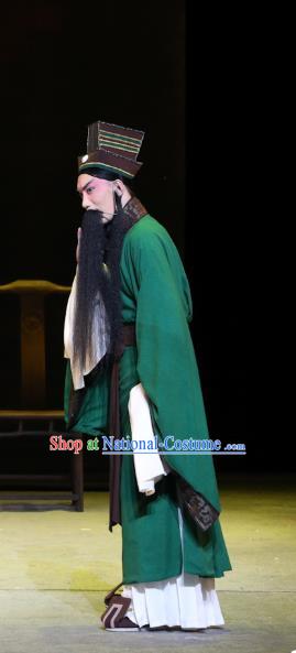 Chinese Kun Opera Laosheng Apparels Garment Costumes and Headwear Kunqu Opera the Dream of Xiang Fei Official Clothing