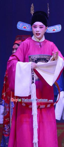 Selling Miaolang Chinese Ping Opera Scholar Zhou Wenju Garment Costumes and Headwear Pingju Opera Xiaosheng Apparels Clothing