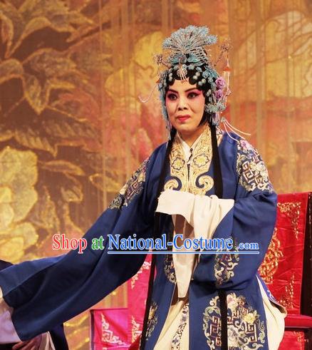 Chinese Ping Opera Huadan Apparels Costumes and Headpieces Selling Miaolang Traditional Pingju Opera Hua Tan Dress Diva Garment