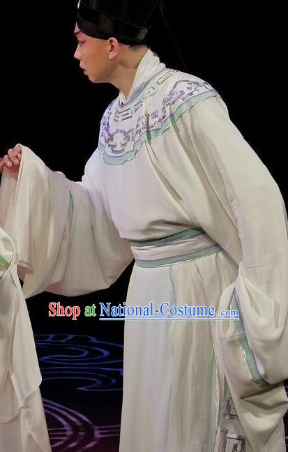 A Love Beyond Chinese Peking Opera Craftsman Cui Ning Garment Costumes and Headwear Beijing Opera Young Male Apparels Xiaosheng Clothing