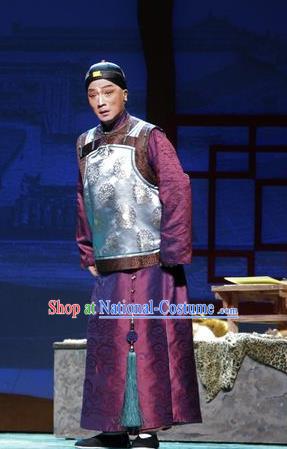 Da Sheng Kui Chinese Peking Opera Merchant Apparels Costumes and Headpieces Beijing Opera Young Male Garment Clothing