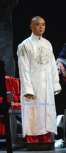 The Golden Cangue Chinese Peking Opera Childe Jiang Changbai Apparels Costumes and Headpieces Beijing Opera Young Male Garment Clothing