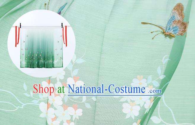 Chinese Traditional Song Dynasty Young Female Historical Costumes Ancient Imperial Concubine Embroidered Garment Hanfu Dress for Women