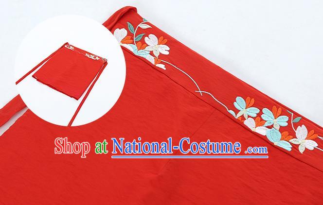 Chinese Traditional Song Dynasty Young Female Historical Costumes Ancient Imperial Concubine Embroidered Garment Hanfu Dress for Women