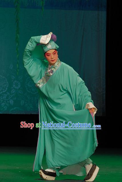 The Legend of White Snake Chinese Sichuan Opera Niche Apparels Costumes and Headpieces Peking Opera Young Male Garment Xiaosheng Xu Xian Clothing