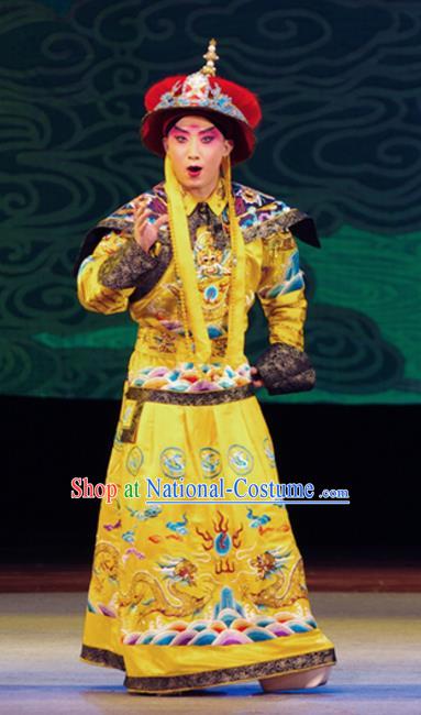 Xiang Jiuxiao Chinese Peking Opera Xiaosheng Garment Costumes and Headwear Beijing Opera Young Male Apparels Emperor Guangxu Clothing