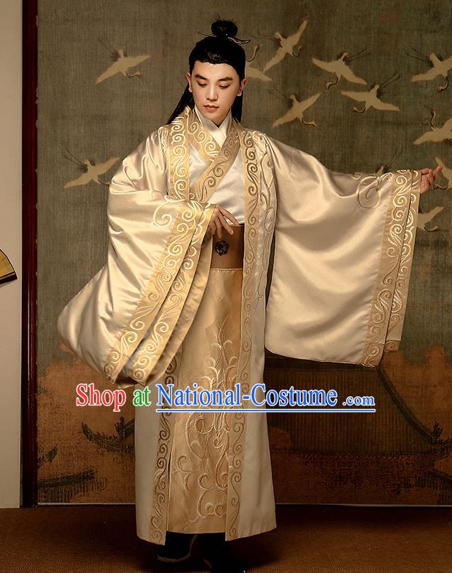 Chinese Traditional Ming Dynasty Nobility Childe Hanfu Clothing Ancient Drama Swordsman Garment Royal Prince Historical Costumes