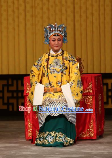 Chinese Beijing Opera Countess Apparels Costumes and Headdress A Honey Trap Traditional Peking Opera Noble Dame Dress Pantaloon Garment