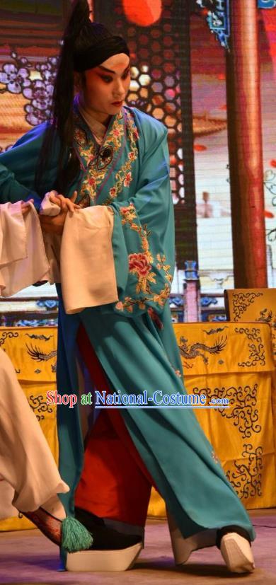 Huang Bi Gong Chinese Shanxi Opera Young Male Apparels Costumes and Headpieces Traditional Jin Opera Xiaosheng Garment Niche Clothing