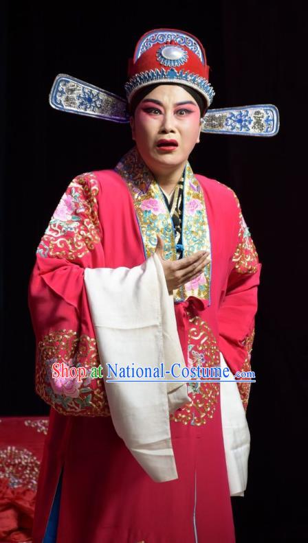 Legend of Leper Chinese Shanxi Opera Bridegroom Apparels Costumes and Headpieces Traditional Jin Opera Xiaosheng Garment Scholar Chen Lvqin Clothing