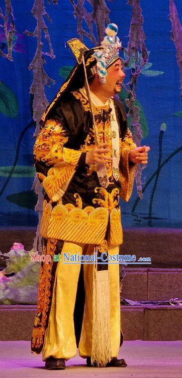 Qian Tang Su Xiaoxiao Chinese Guangdong Opera Soldier Apparels Costumes and Headpieces Traditional Cantonese Opera Martial Male Garment Clothing