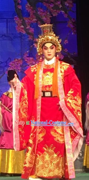 Story of the Violet Hairpin Chinese Guangdong Opera Lord Apparels Costumes and Headpieces Traditional Cantonese Opera Li Yi Garment Xiaosheng Clothing