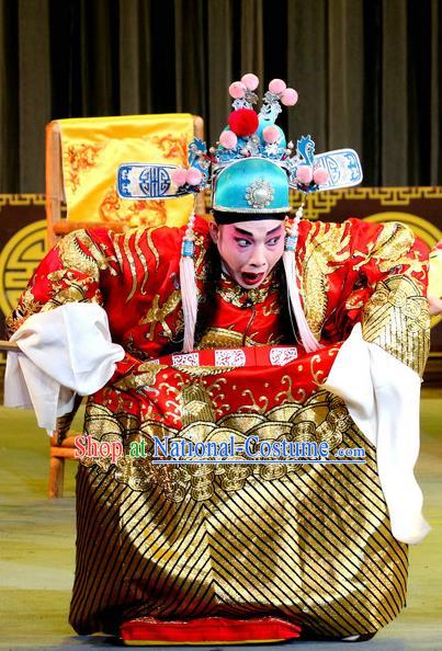 He Gong Huan Qing Chinese Sichuan Opera Prince Xiao Yan Apparels Costumes and Headpieces Peking Opera Highlights Young Male Garment Xiaosheng Clothing