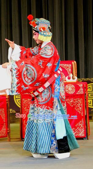 Chinese Sichuan Opera Governor Li Baotong Apparels Costumes and Headpieces Peking Opera Highlights Official Garment Young Male Clothing