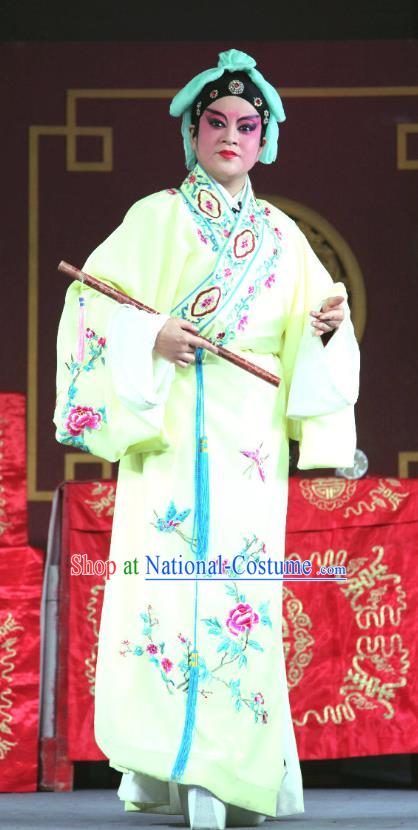 Chinese Sichuan Opera Xiaosheng Apparels Costumes and Headpieces Peking Opera Highlights Young Male Garment Han Xiangzi Clothing