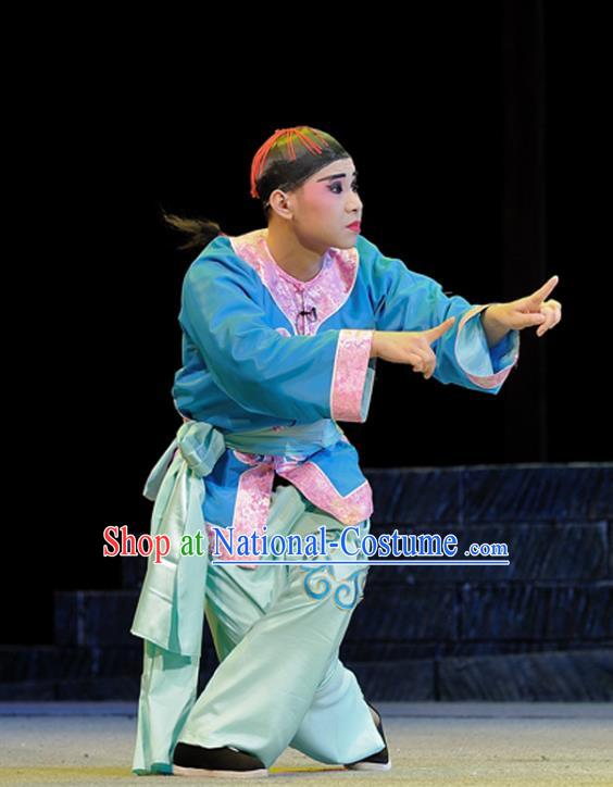 Legend of Chen Mapo Chinese Sichuan Opera Servant Apparels Costumes and Headpieces Peking Opera Highlights Garment Livehand Mei Zhuozhuo Clothing