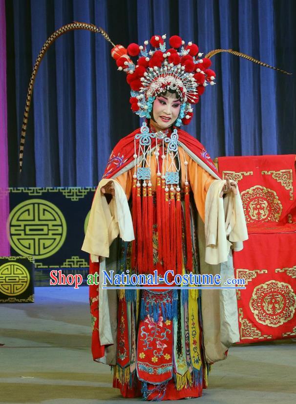 Chinese Sichuan Highlights Opera Hua Tan Chen Xingyuan Garment Costumes and Headdress Chong Tai Bie Traditional Peking Opera Actress Dress Princess Apparels