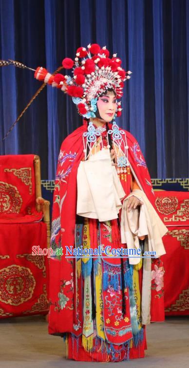 Chinese Sichuan Highlights Opera Hua Tan Chen Xingyuan Garment Costumes and Headdress Chong Tai Bie Traditional Peking Opera Actress Dress Princess Apparels